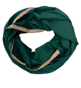 Deep Green Infinity Scarf