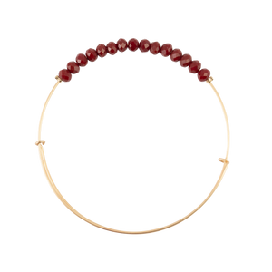 Shiny Red Crystal Bangle